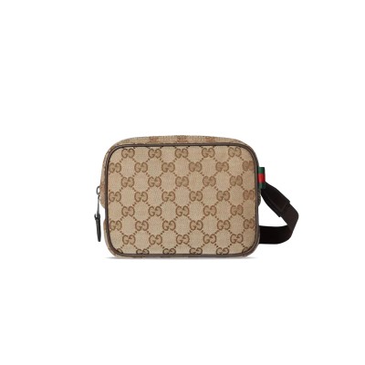 GUCCI GG CANVAS SHOULDER BAG ‎834268FAEON9750 (17.5*14*5cm)